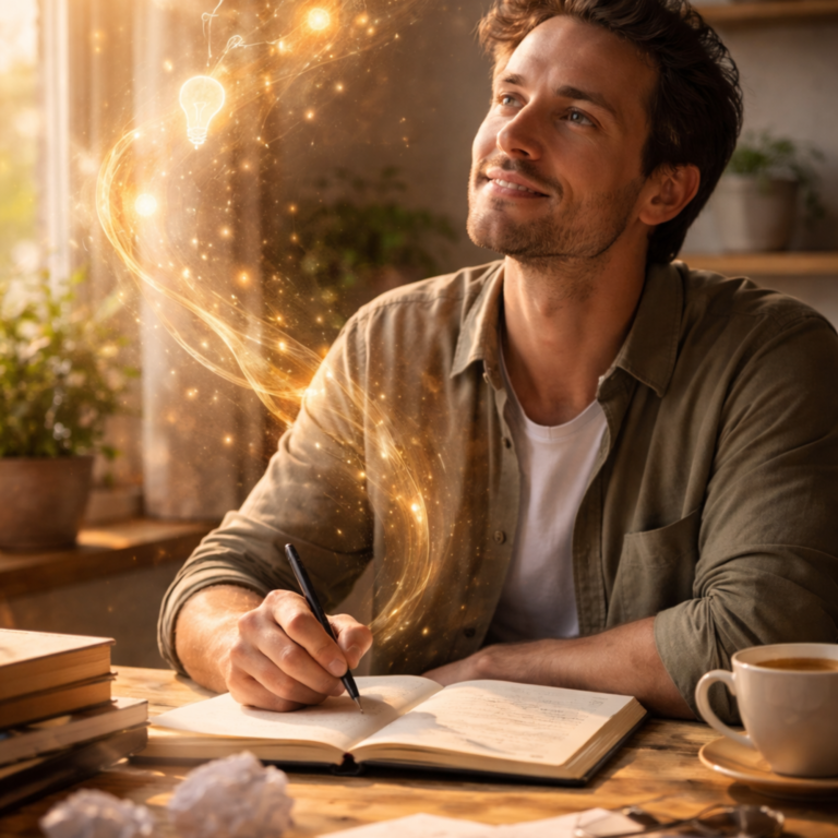 Schreibblockade lösen: Wie Ideen zurückkommen, wenn du aufhörst, sie zu verurteilen Eine kleine Geschichte über Ideenfluss, Rohmaterial und den Moment, in dem Schreiben wieder leicht wird